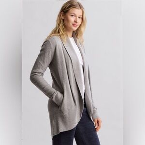 Barefoot Dreams CozyChic Lite® Circle Cardi in Gray